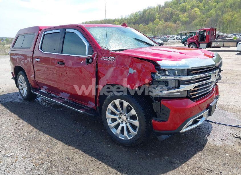 2022 Chevrolet Silverado 1500 LTD 4WD SHORT BED HIGH COUNTRY (VIN 1GCUYHEL6NZ236845) main photo