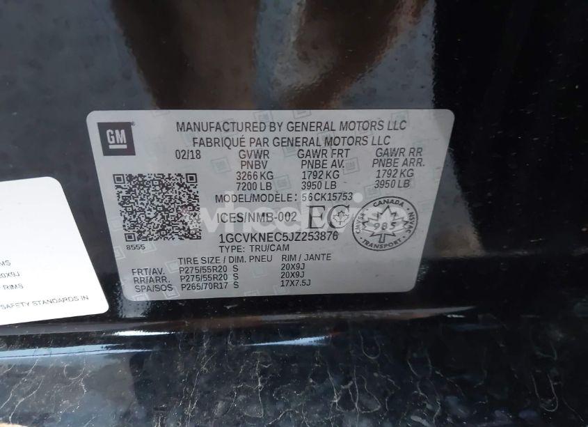 Photo 9 of 2018 Chevrolet Silverado 1500 LS/WT (VIN 1GCVKNEC5JZ253876)