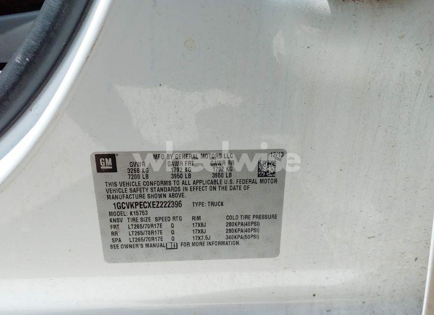 Photo 9 of 2014 Chevrolet Silverado 1500 WORK TRUCK 2WT (VIN 1GCVKPECXEZ222396)