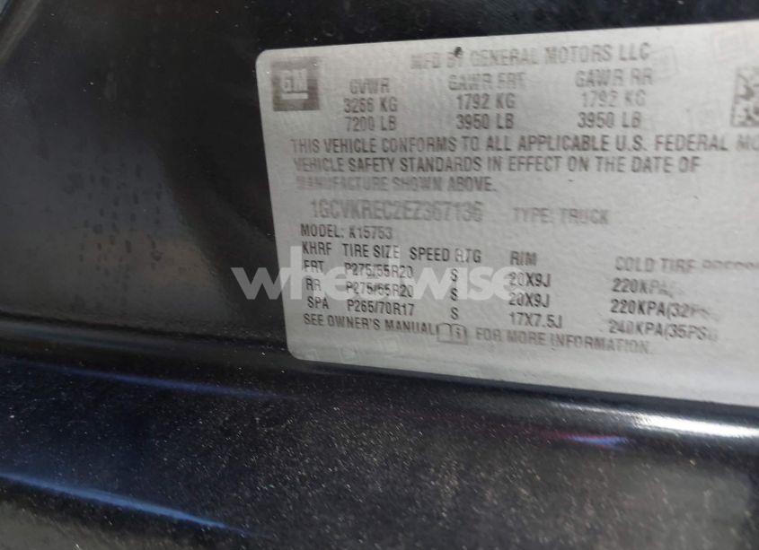 Photo 9 of 2014 Chevrolet Silverado 1500 LT (VIN 1GCVKREC2EZ367136)