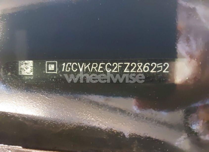 Photo 9 of 2015 Chevrolet Silverado 1500 1LT (VIN 1GCVKREC2FZ286252)