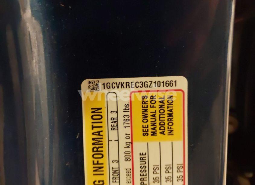 Photo 9 of 2016 Chevrolet Silverado 1500 1LT (VIN 1GCVKREC3GZ101661)