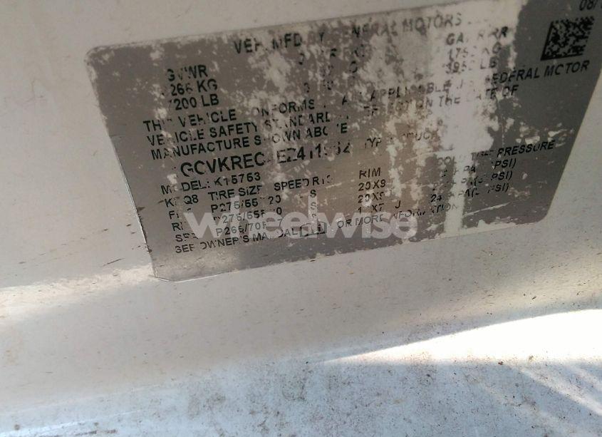 Photo 9 of 2014 Chevrolet Silverado 1500 1LT (VIN 1GCVKREC4EZ411962)