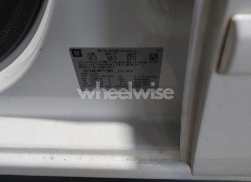 Photo 9 of 2016 Chevrolet Silverado 1500 LT (VIN 1GCVKREC7GZ119905)