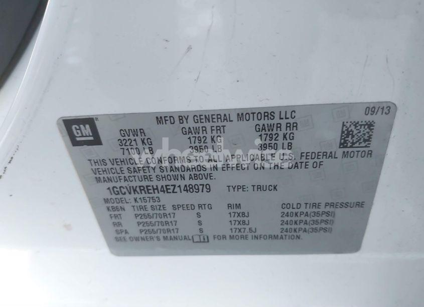 Photo 9 of 2014 Chevrolet Silverado 1500 1LT (VIN 1GCVKREH4EZ148979)