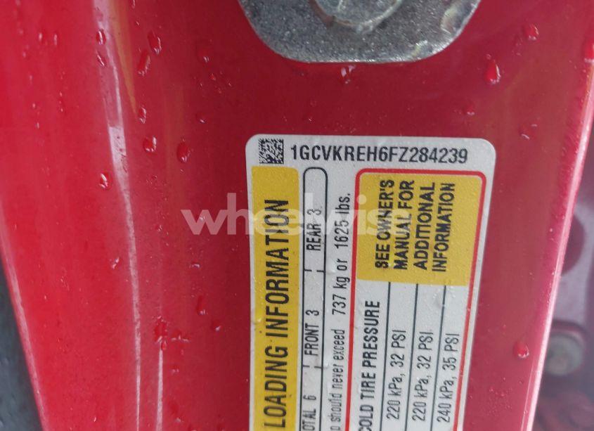 Photo 9 of 2015 Chevrolet Silverado 1500 1LT (VIN 1GCVKREH6FZ284239)