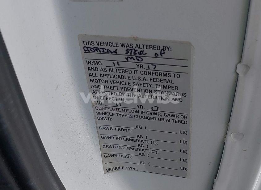 Photo 9 of 2017 Chevrolet Express 2500 WORK VAN (VIN 1GCWGAFF7H1352294)