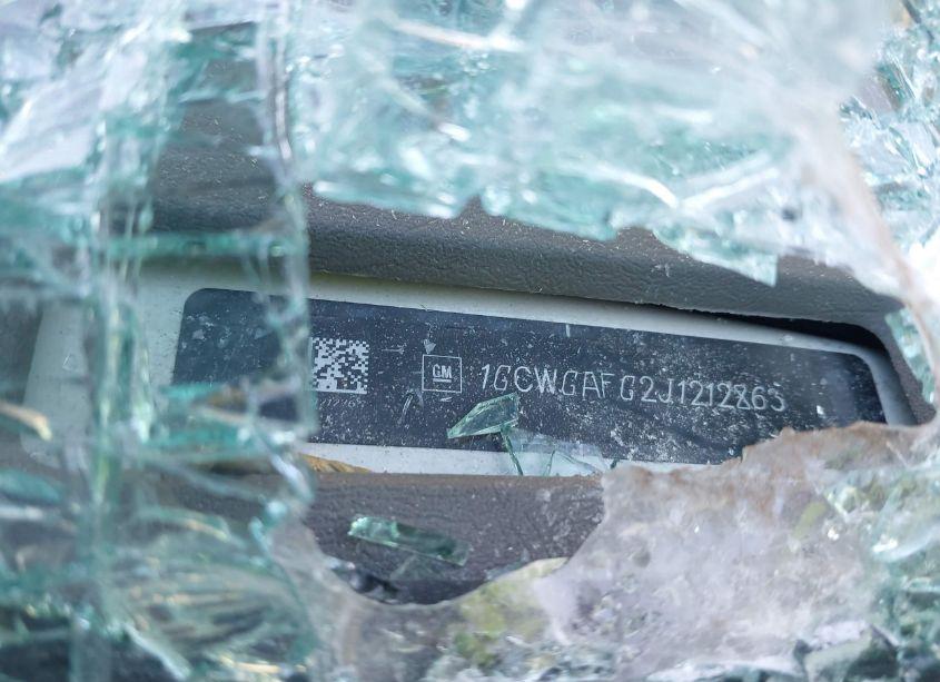 Photo 9 of 2018 Chevrolet Express 2500 WORK VAN (VIN 1GCWGAFG2J1212863)