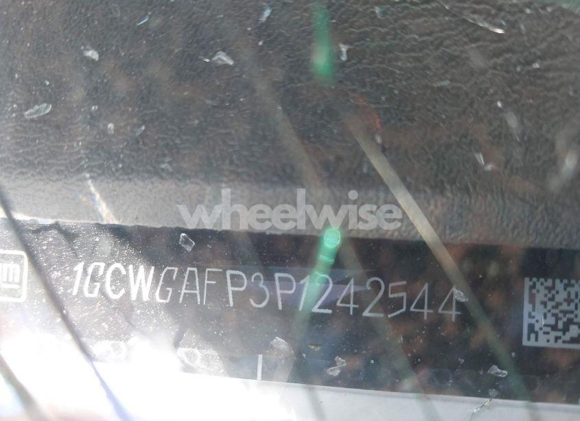 Photo 9 of 2023 Chevrolet Express CARGO RWD 2500 REGULAR WHEELBASE WT (VIN 1GCWGAFP3P1242544)