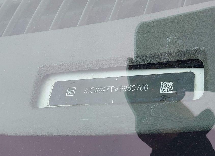 Photo 9 of 2023 Chevrolet Express CARGO RWD 2500 REGULAR WHEELBASE WT (VIN 1GCWGAFP4P1160760)