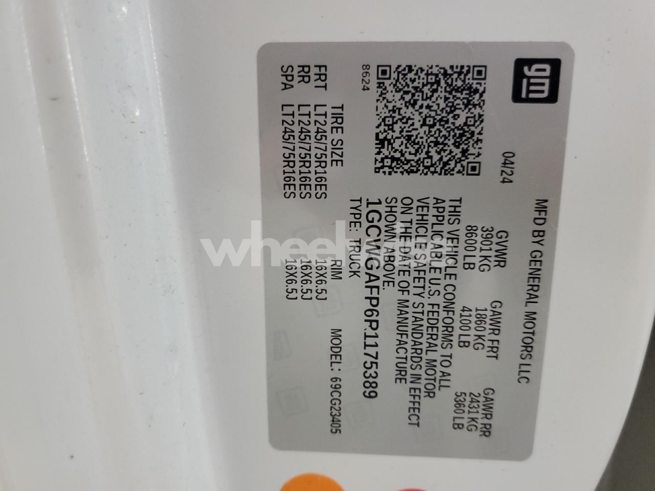 Photo 13 of 2024 CHEVROLET EXPRESS G2500 (VIN 1GCWGAFP6R1175389)