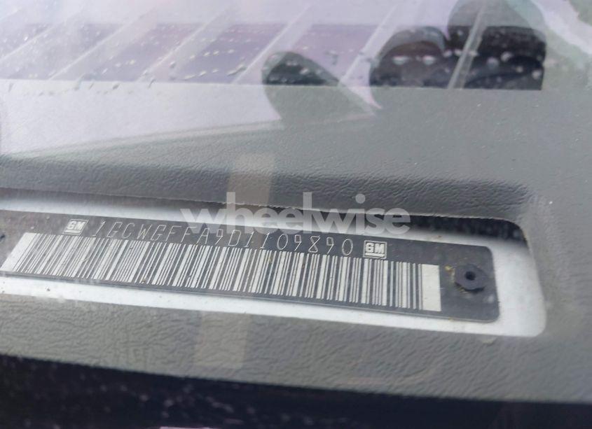 Photo 9 of 2013 Chevrolet Express 2500 WORK VAN (VIN 1GCWGFFA9D1109890)