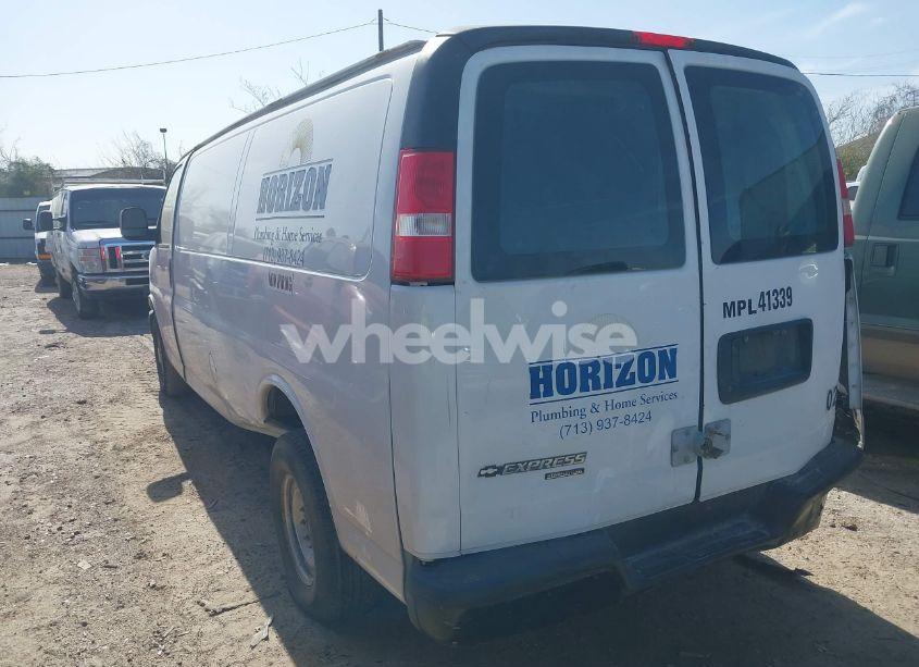 Photo 3 of 2013 Chevrolet Express 2500 WORK VAN (VIN 1GCWGGFA5D1117720)