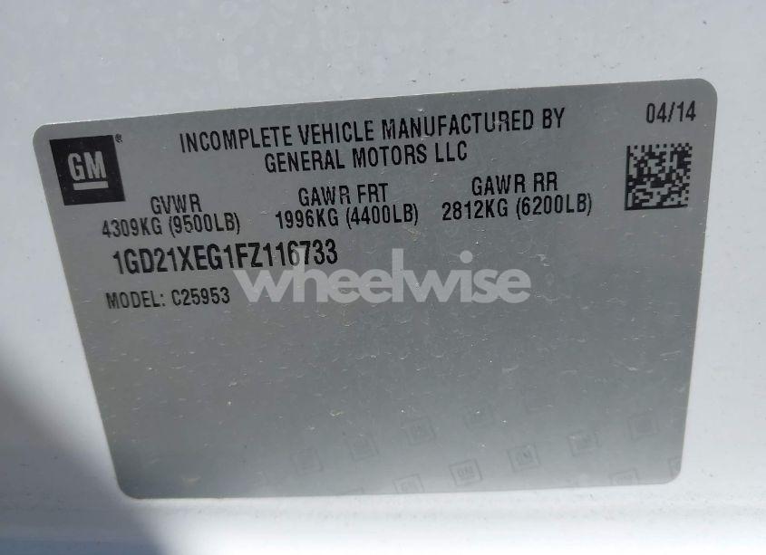 Photo 9 of 2015 Gmc Sierra 2500HD (VIN 1GD21XEG1FZ116733)