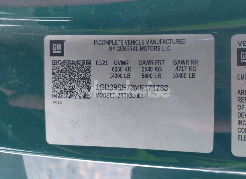 Photo 8 of 2021 Gmc Sierra 3500HD CHASSIS (VIN 1GD39SE72MF171738)