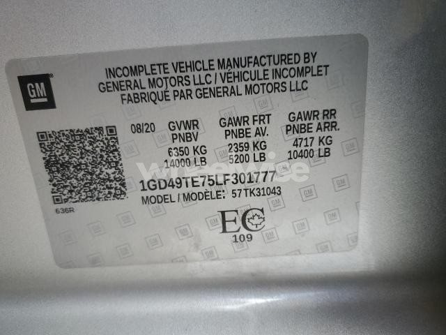 Photo 9 of 2020 GMC SIERRA K3500 SLE (VIN 1GD49TE75LF301777)