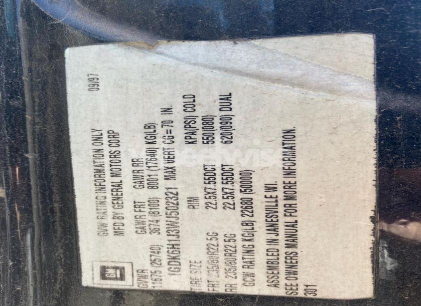 Photo 9 of 1998 Gmc C-series C6H042 (VIN 1GDK6H1J3WJ502321)