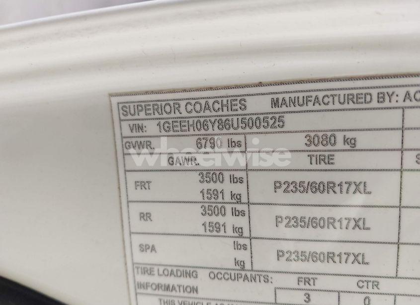 Photo 9 of 2006 Cadillac Dts STANDARD (VIN 1GEEH06Y86U500525)