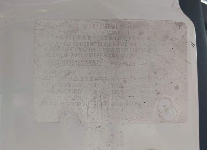 Photo 9 of 2006 Gmc Envoy SLE (VIN 1GKDS13S162290572)