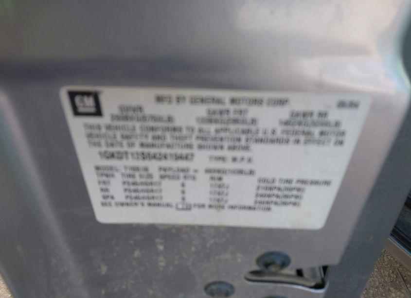 Photo 9 of 2004 Gmc Envoy SLT (VIN 1GKDT13S642419447)