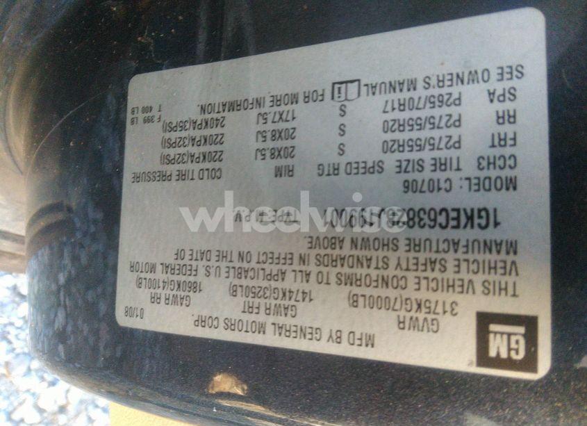 Photo 9 of 2008 Gmc Yukon DENALI (VIN 1GKEC63828J199001)