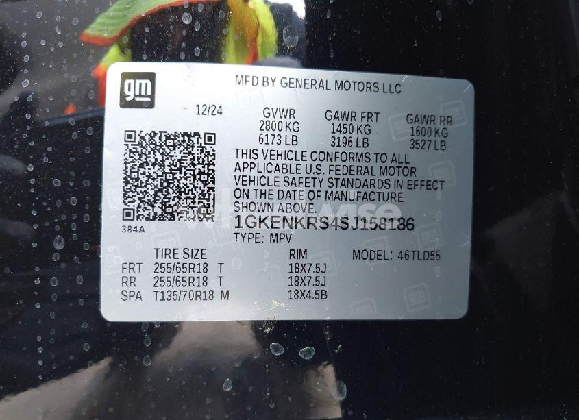 Photo 9 of 2025 Gmc Acadia FWD ELEVATION (VIN 1GKENKRS4SJ158186)