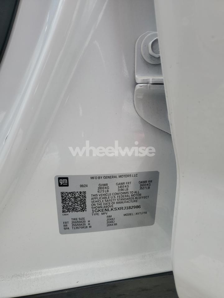 Photo 13 of 2024 GMC ACADIA DENALI (VIN 1GKENLKSXRJ182986)