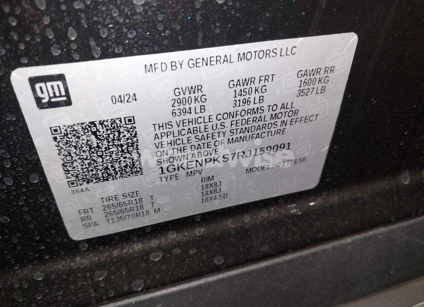 Photo 9 of 2024 Gmc Acadia AWD AT4 (VIN 1GKENPKS7RJ159091)