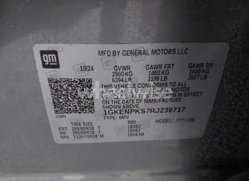 Photo 9 of 2024 Gmc Acadia AWD AT4 (VIN 1GKENPKS7RJ239717)