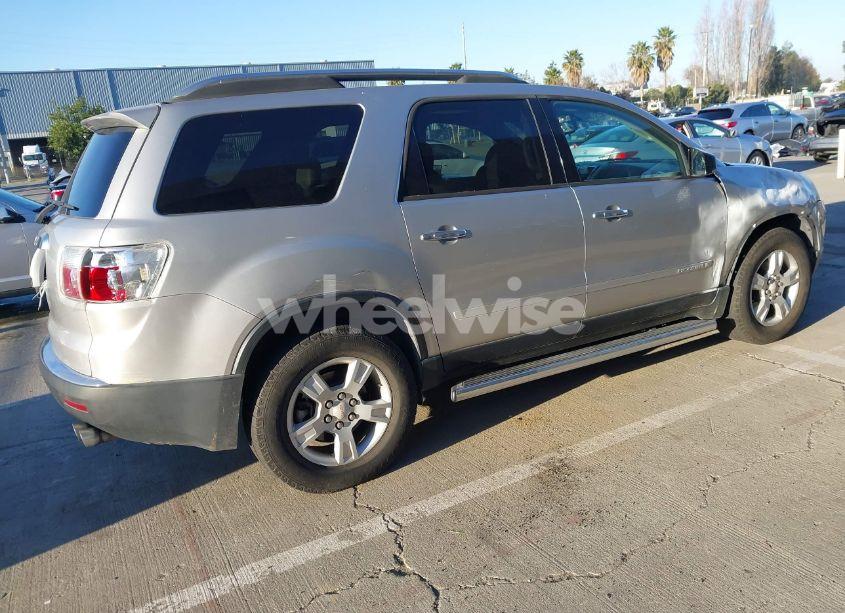 Photo 4 of 2007 Gmc Acadia SLE-1 (VIN 1GKER137X7J108502)