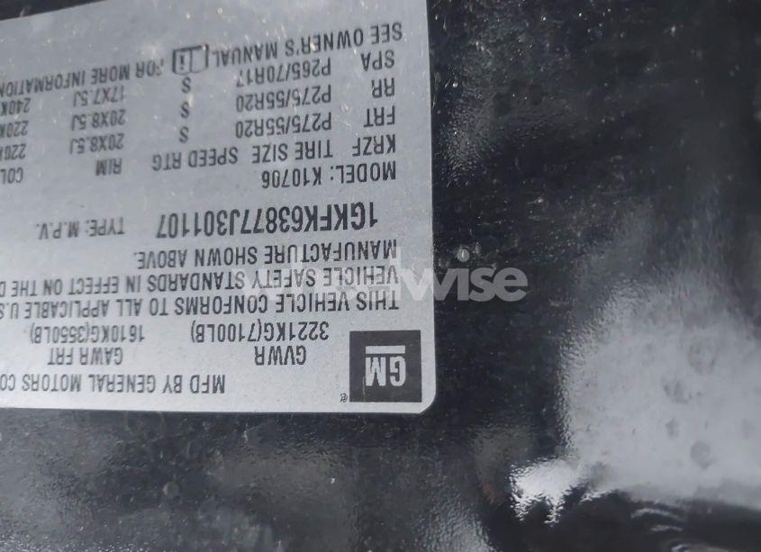 Photo 9 of 2007 Gmc Yukon DENALI (VIN 1GKFK63877J301107)