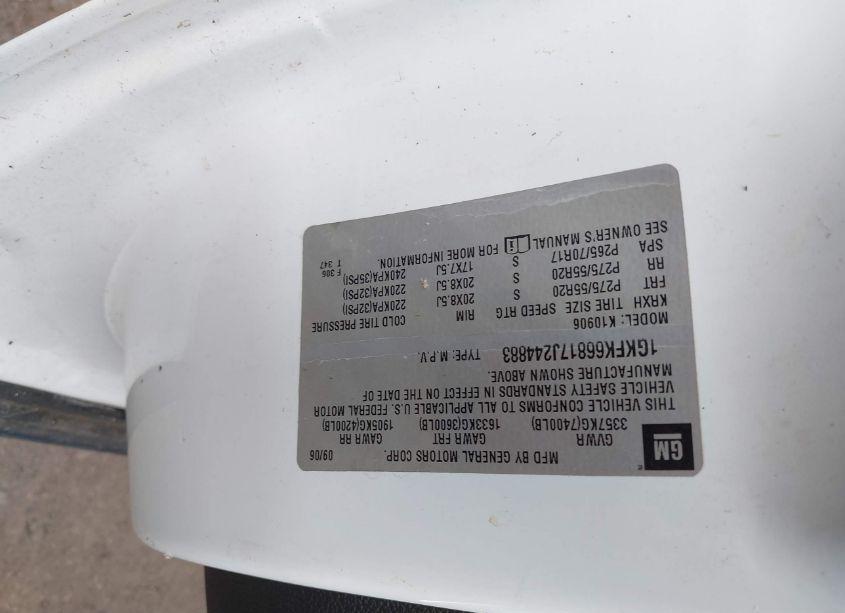 Photo 9 of 2007 Gmc Yukon XL 1500 DENALI (VIN 1GKFK66817J244883)