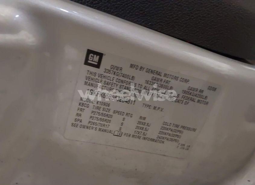 Photo 9 of 2008 Gmc Yukon XL 1500 DENALI (VIN 1GKFK66858J204811)