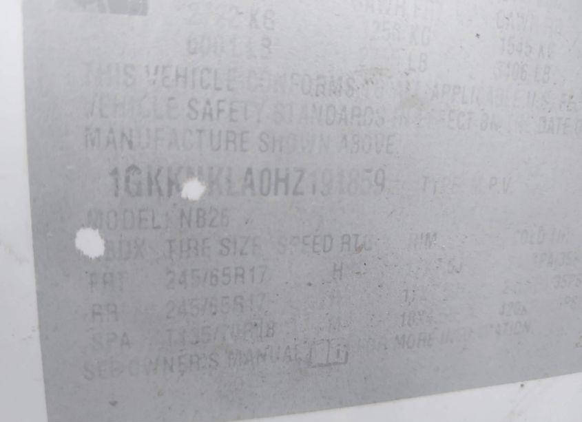 Photo 9 of 2017 Gmc Acadia SLE-1 (VIN 1GKKNKLA0HZ191859)