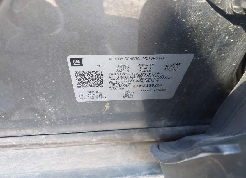 Photo 9 of 2021 Gmc Acadia FWD SLE (VIN 1GKKNKLAXMZ136216)