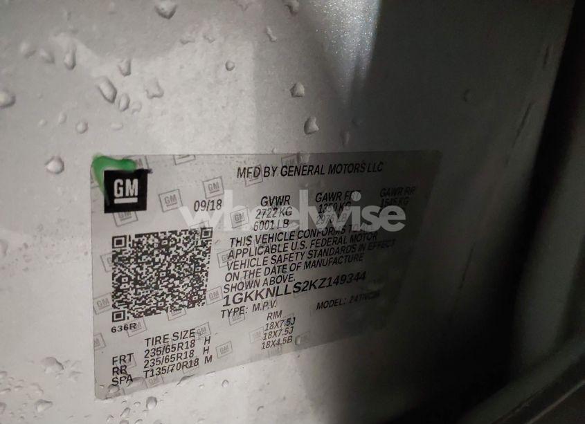 Photo 18 of 2019 Gmc Acadia SLE-2 (VIN 1GKKNLLS2KZ149344)