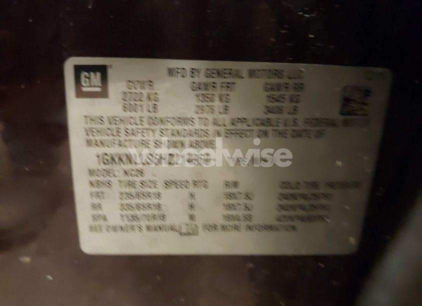 Photo 9 of 2017 Gmc Acadia SLE-2 (VIN 1GKKNLLS6HZ214060)