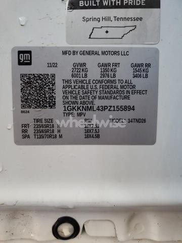 2023 GMC ACADIA SLT (VIN 1GKKNML43PZ155894) main photo