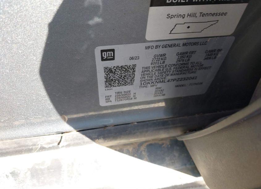 Photo 9 of 2023 Gmc Acadia FWD SLT (VIN 1GKKNML47PZ232041)