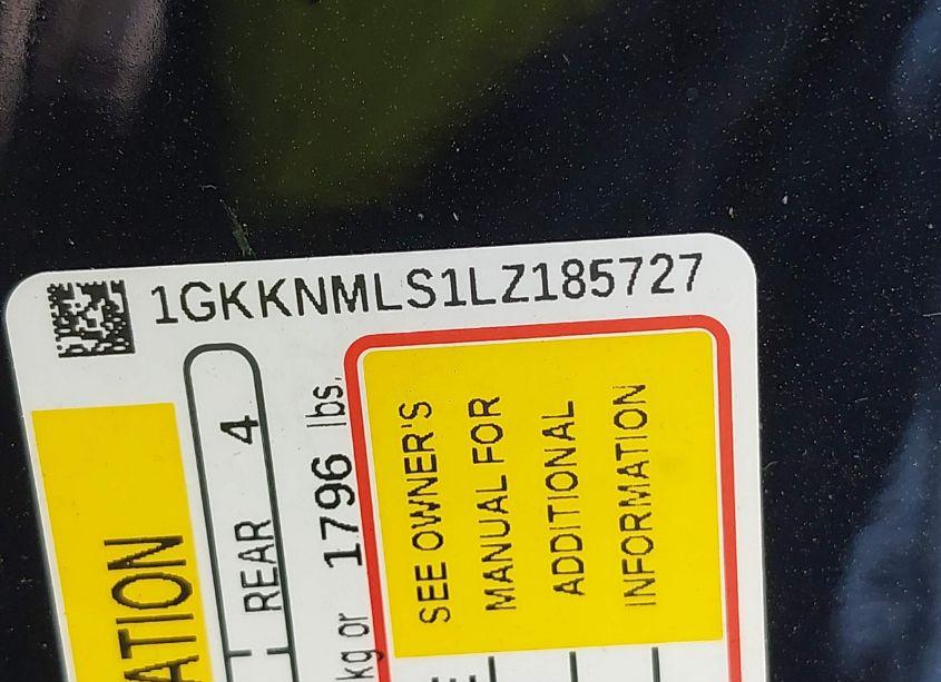 Photo 9 of 2020 Gmc Acadia FWD SLT (VIN 1GKKNMLS1LZ185727)