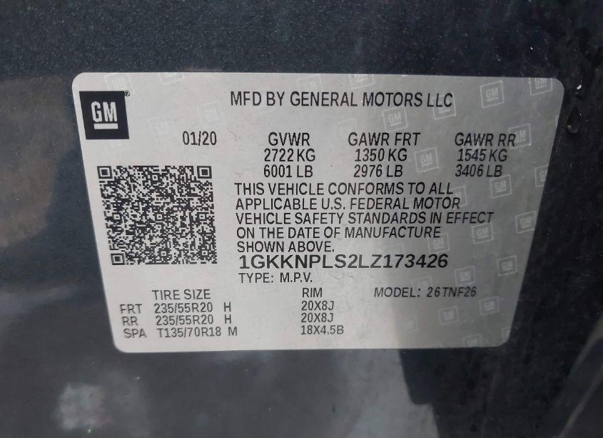 Photo 9 of 2020 Gmc Acadia FWD DENALI (VIN 1GKKNPLS2LZ173426)