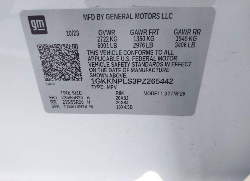 Photo 9 of 2023 Gmc Acadia FWD DENALI (VIN 1GKKNPLS3PZ265442)