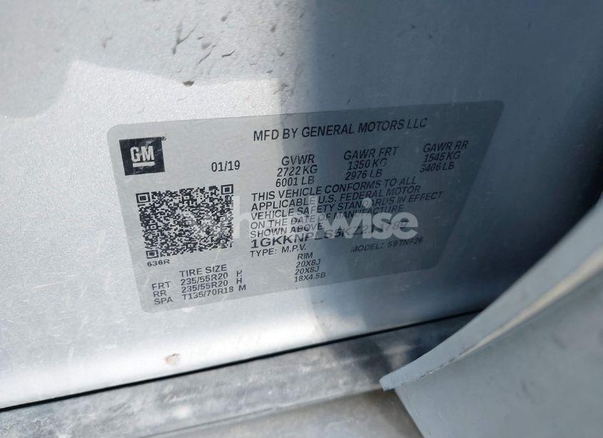 Photo 9 of 2019 Gmc Acadia DENALI (VIN 1GKKNPLS5KZ214789)