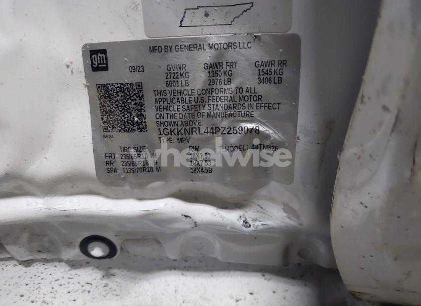 Photo 9 of 2023 Gmc Acadia AWD SLE (VIN 1GKKNRL44PZ259078)