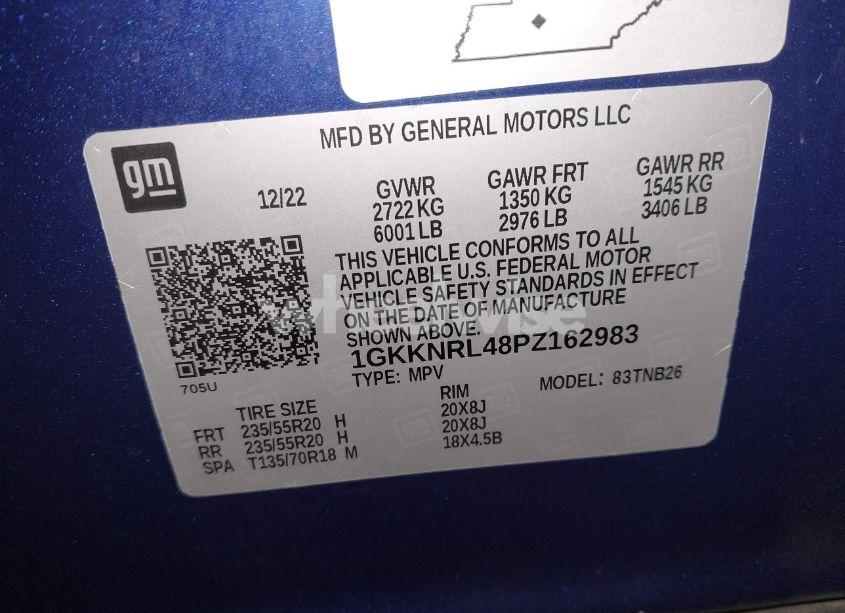 Photo 9 of 2023 Gmc Acadia AWD SLE (VIN 1GKKNRL48PZ162983)