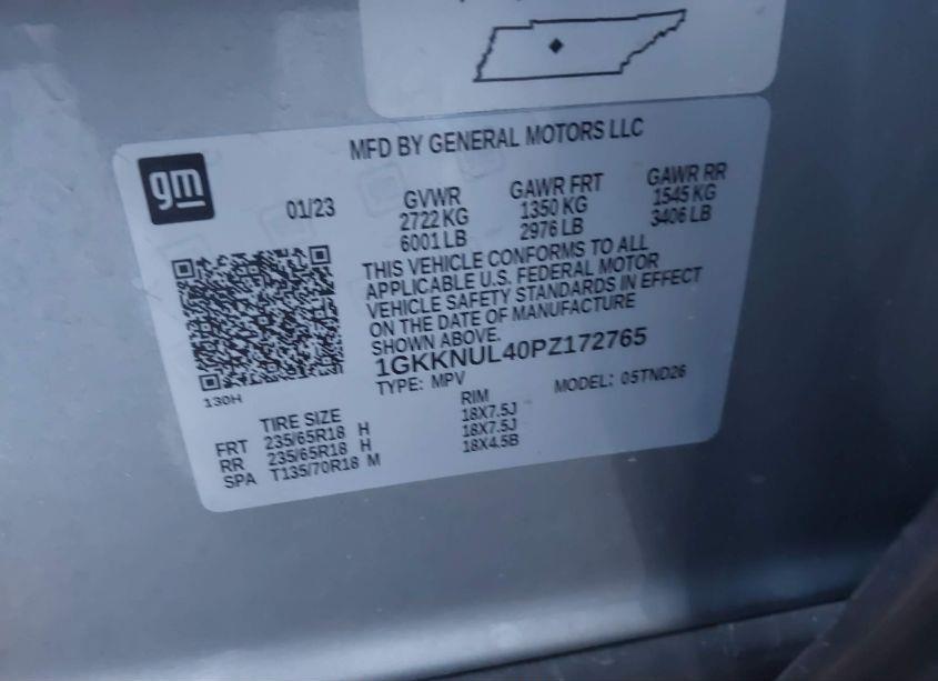 Photo 11 of 2023 Gmc Acadia AWD SLT (VIN 1GKKNUL40PZ172765)
