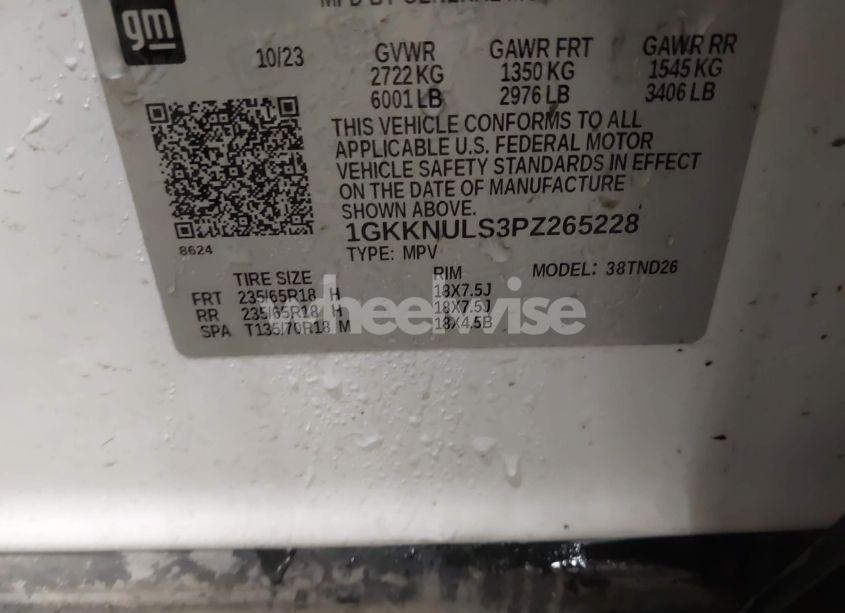 Photo 9 of 2023 Gmc Acadia AWD SLT (VIN 1GKKNULS3PZ265228)