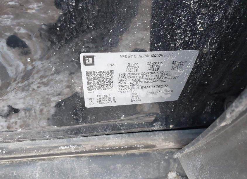 Photo 9 of 2021 Gmc Acadia AWD SLT (VIN 1GKKNULS4MZ179132)