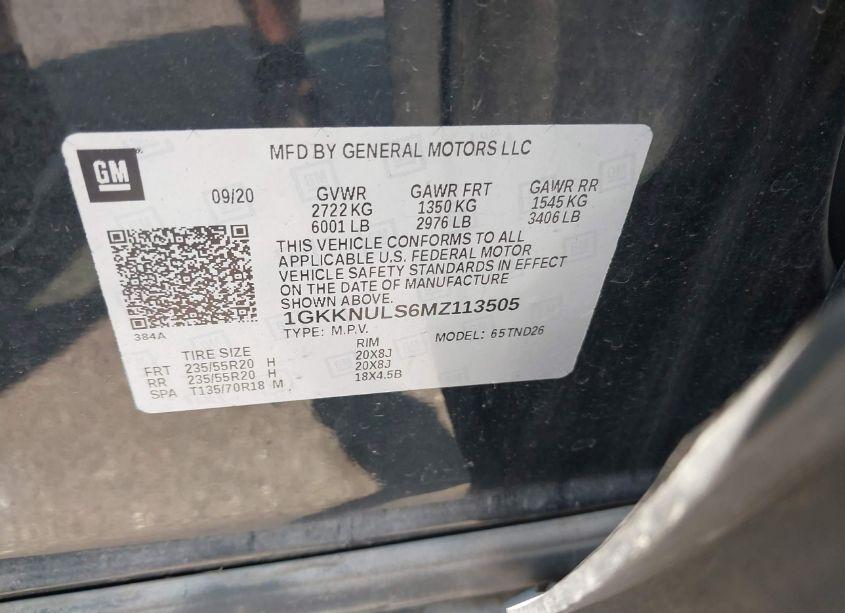 Photo 9 of 2021 Gmc Acadia AWD SLT (VIN 1GKKNULS6MZ113505)