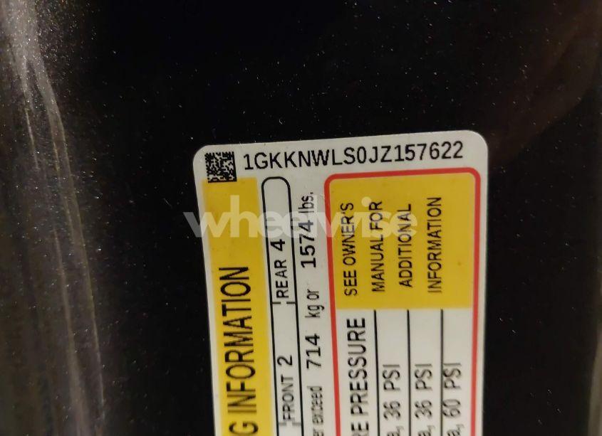 Photo 9 of 2018 Gmc Acadia SLT-2 (VIN 1GKKNWLS0JZ157622)